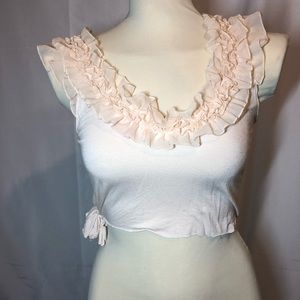 Ruffled crop top